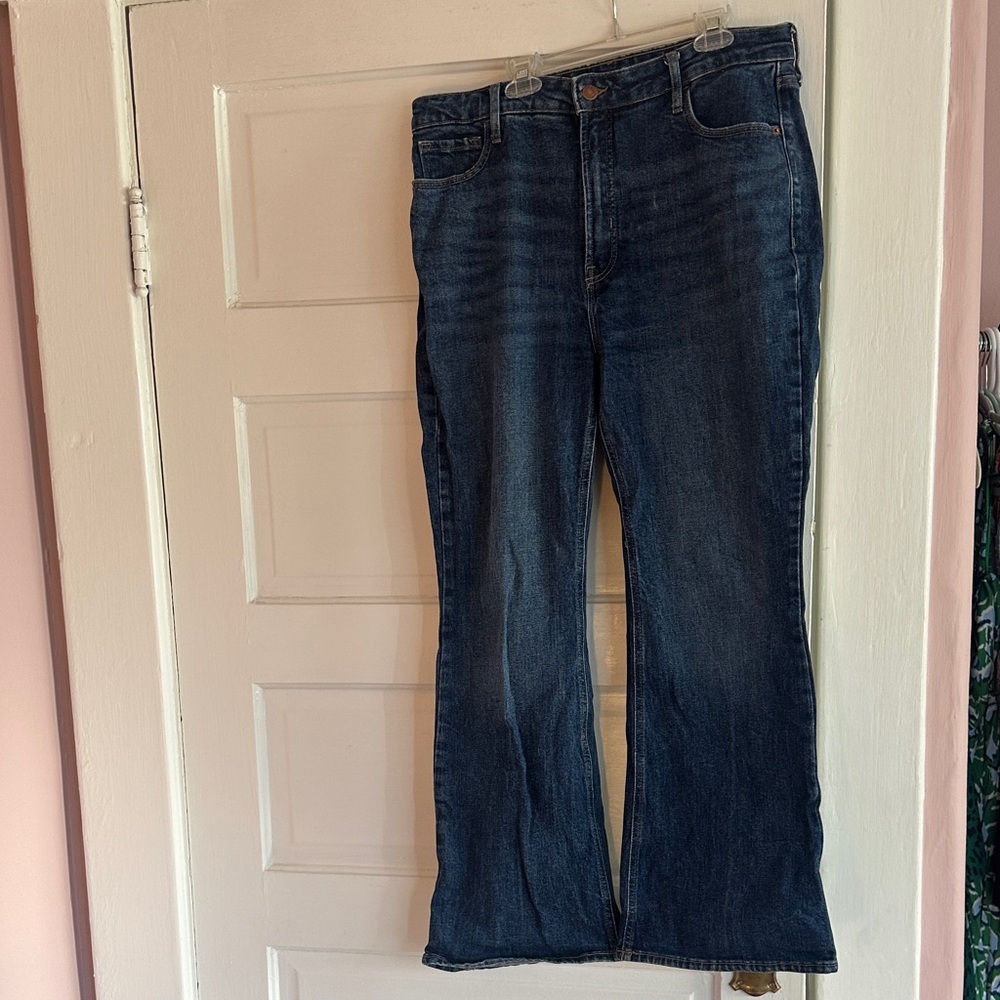 Old Navy Dark Blue Flare Jeans